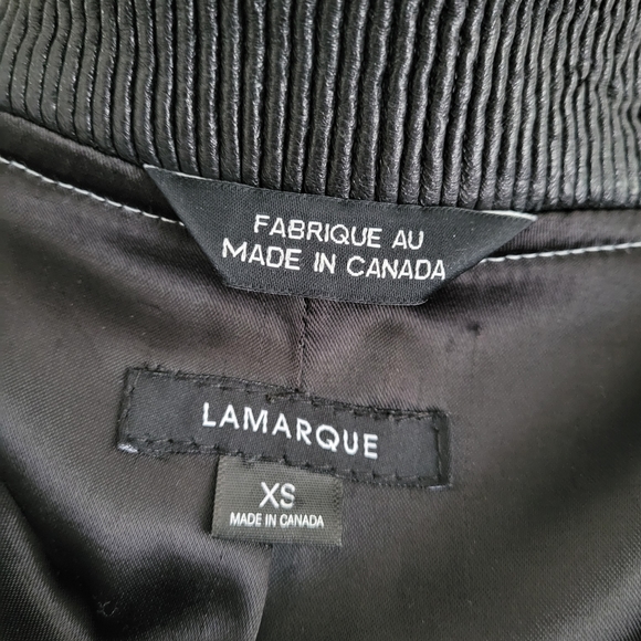 LAMARQUE leather and wool coat - Picture 11 of 13